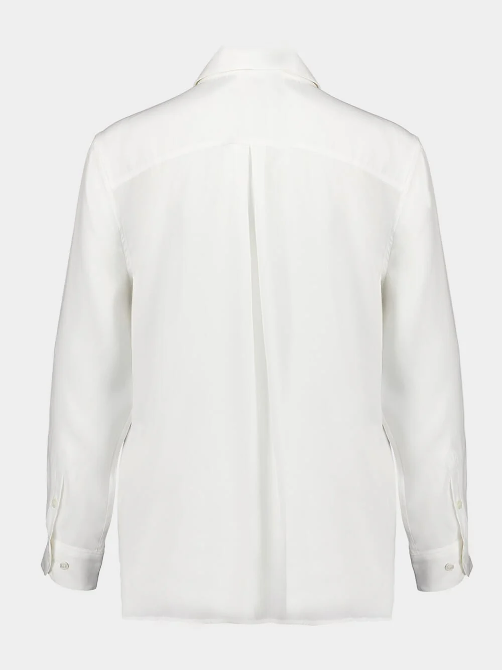 Ametista White Alyssum Silk Shirt - Image 2