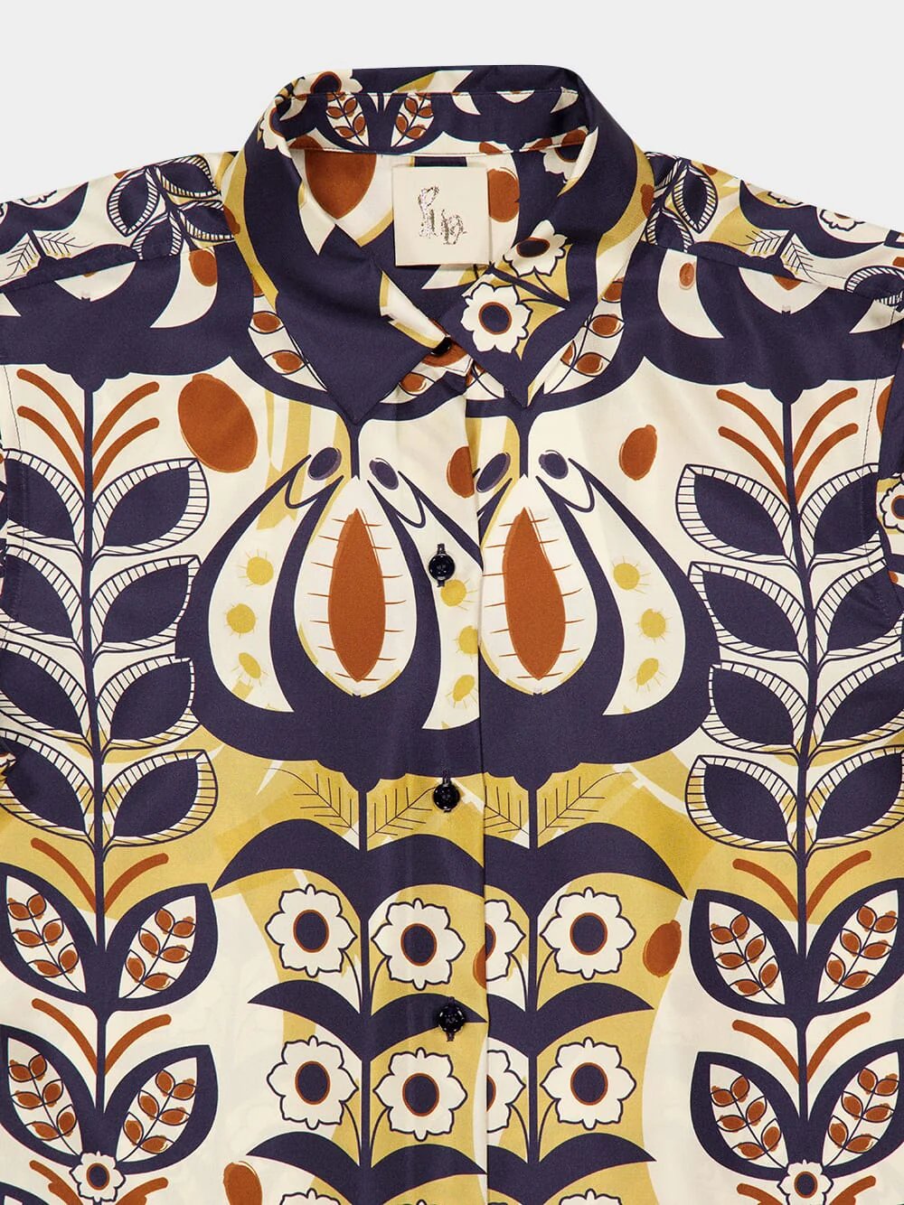 Ametista Wonderland Printed Silk Twill Shirt - Image 5