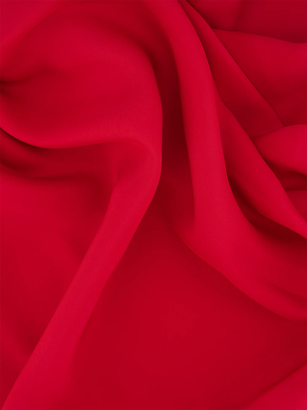 Auriga Red Dahlia Silk Kaftan Dress with Detachable Flower - Image 6