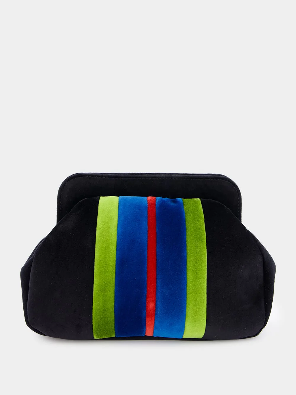 Medine Tap Shoe Stripped Clutch