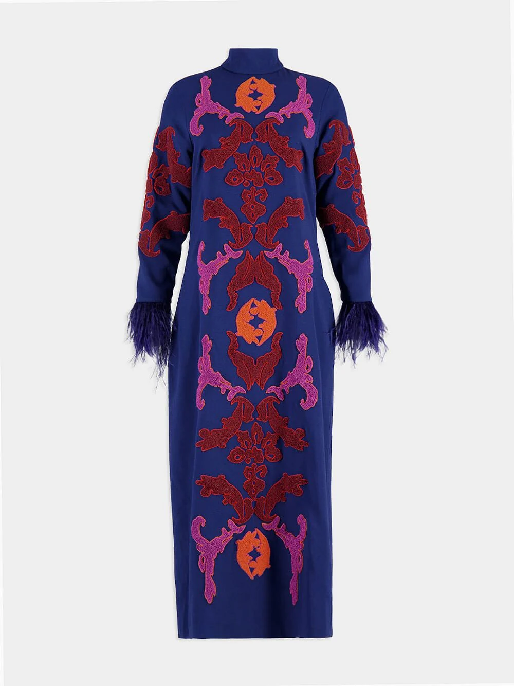 Bellona Turtle Neck Embroidered Dress - Image 2