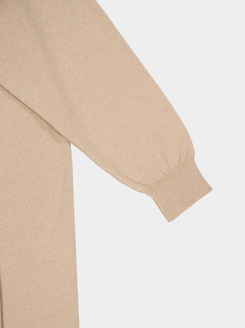 Long Camel Cashmere Cardigan - Image 4