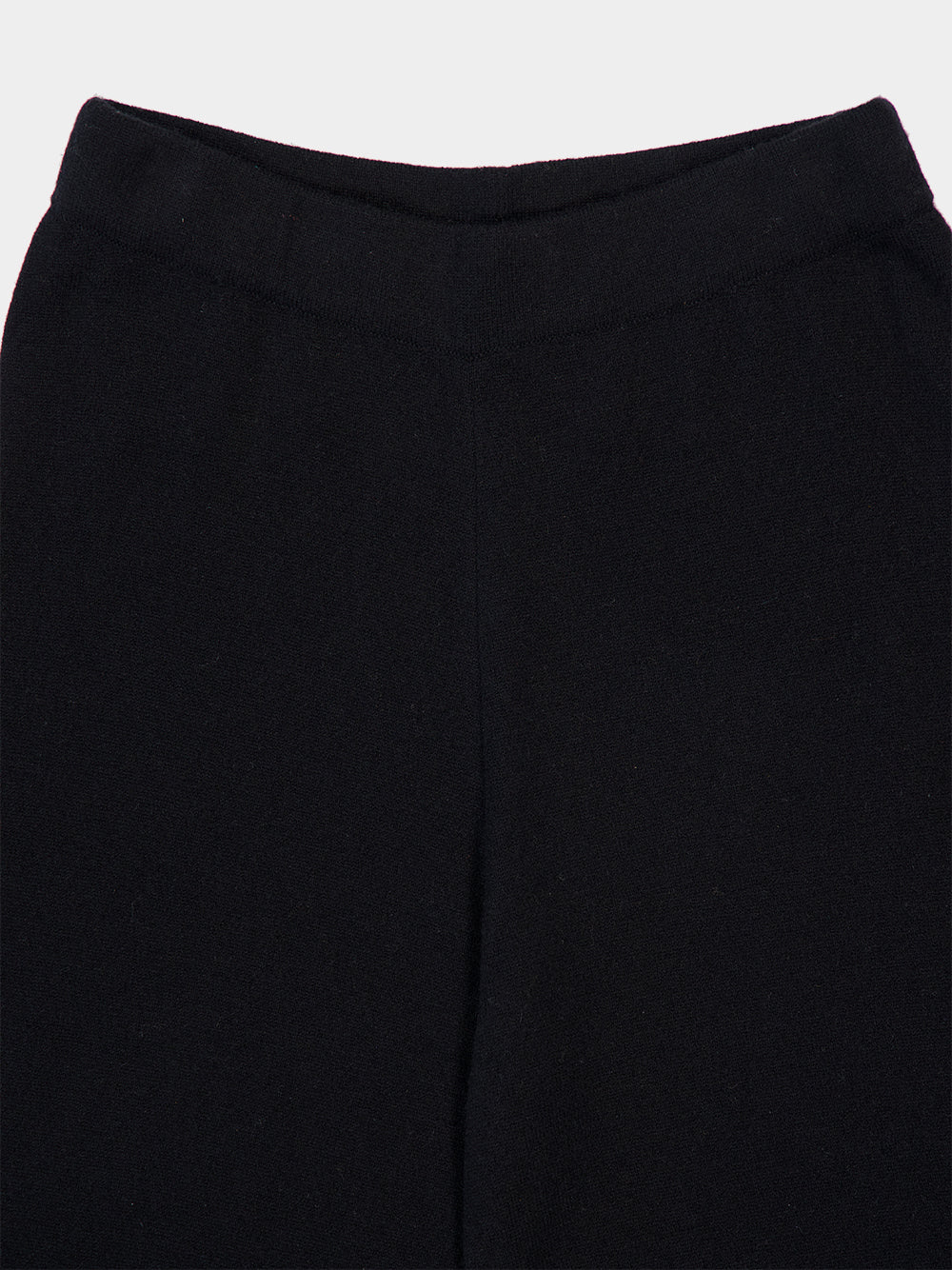 Straight Black Cashmere Pants - Image 3