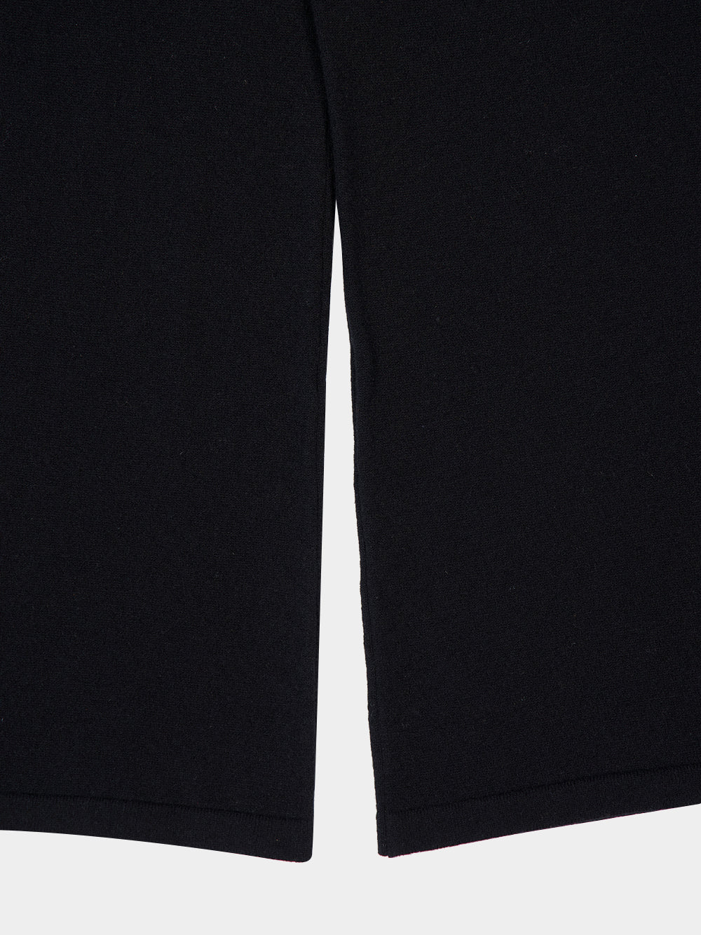 Straight Black Cashmere Pants - Image 4