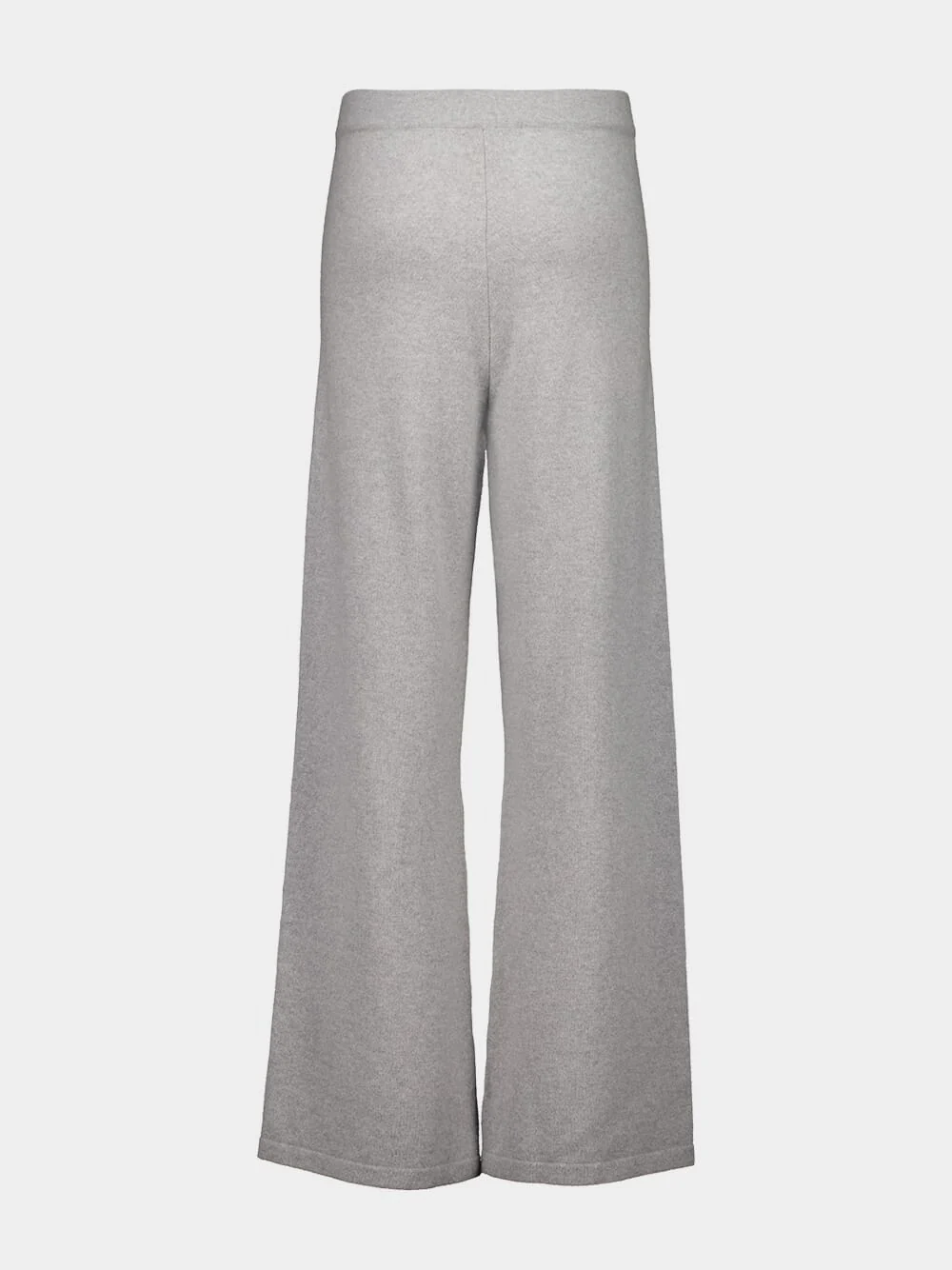 Straight Light Grey Cashmere Pants - Image 4