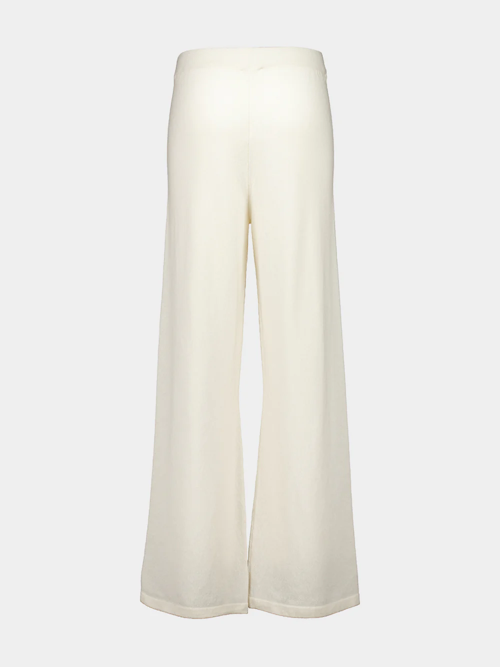 Straight Off-White Cashmere Pants - Image 2