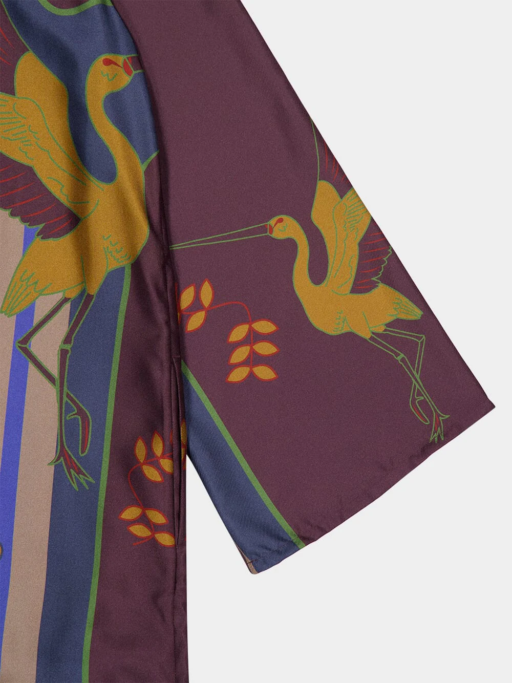 Celina Fairytail Turtleneck Printed Silk Twill Dress - Image 8