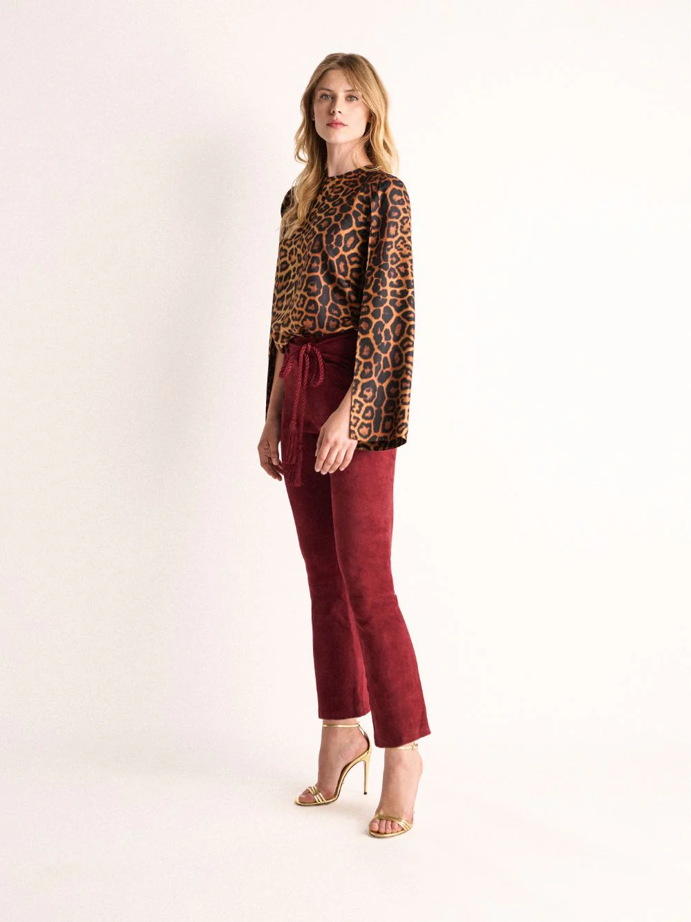 Acorus Junglito Print Silk Blouse - Image 4
