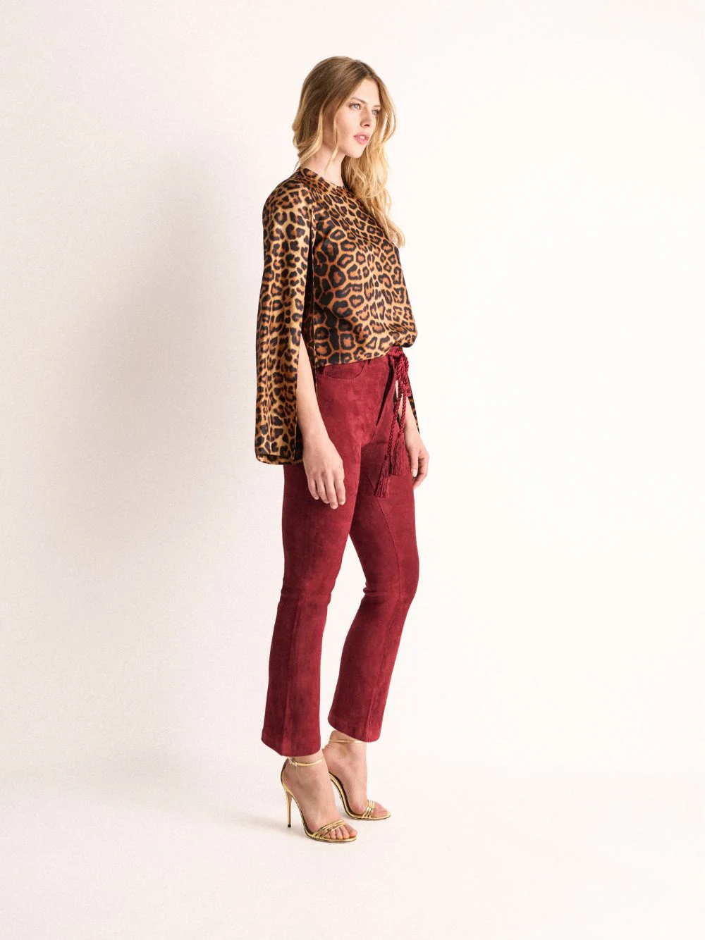 Acorus Junglito Print Silk Blouse - Image 5