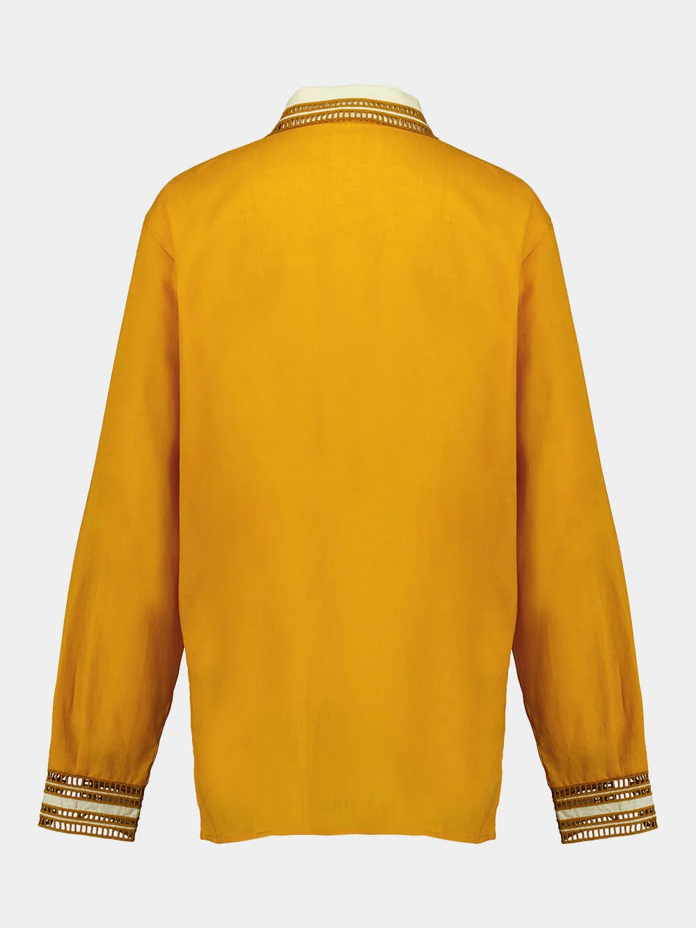 Andromeda English Embroidered Linen Shirt - Image 5