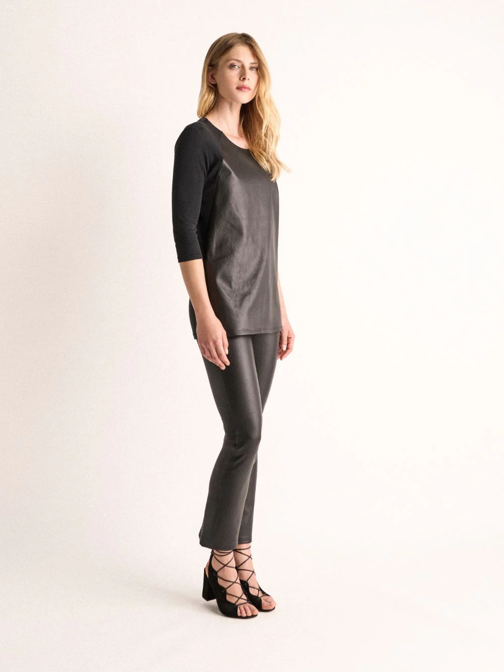 Astraemus Tap Shoe Leather Blouse - Image 4