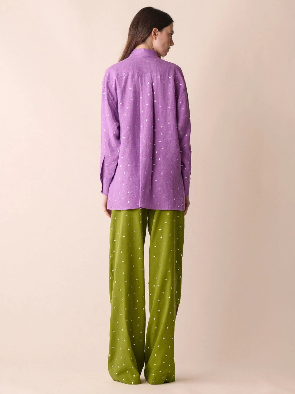 Ateneu Sequins Embroidered Shirt - Image 5