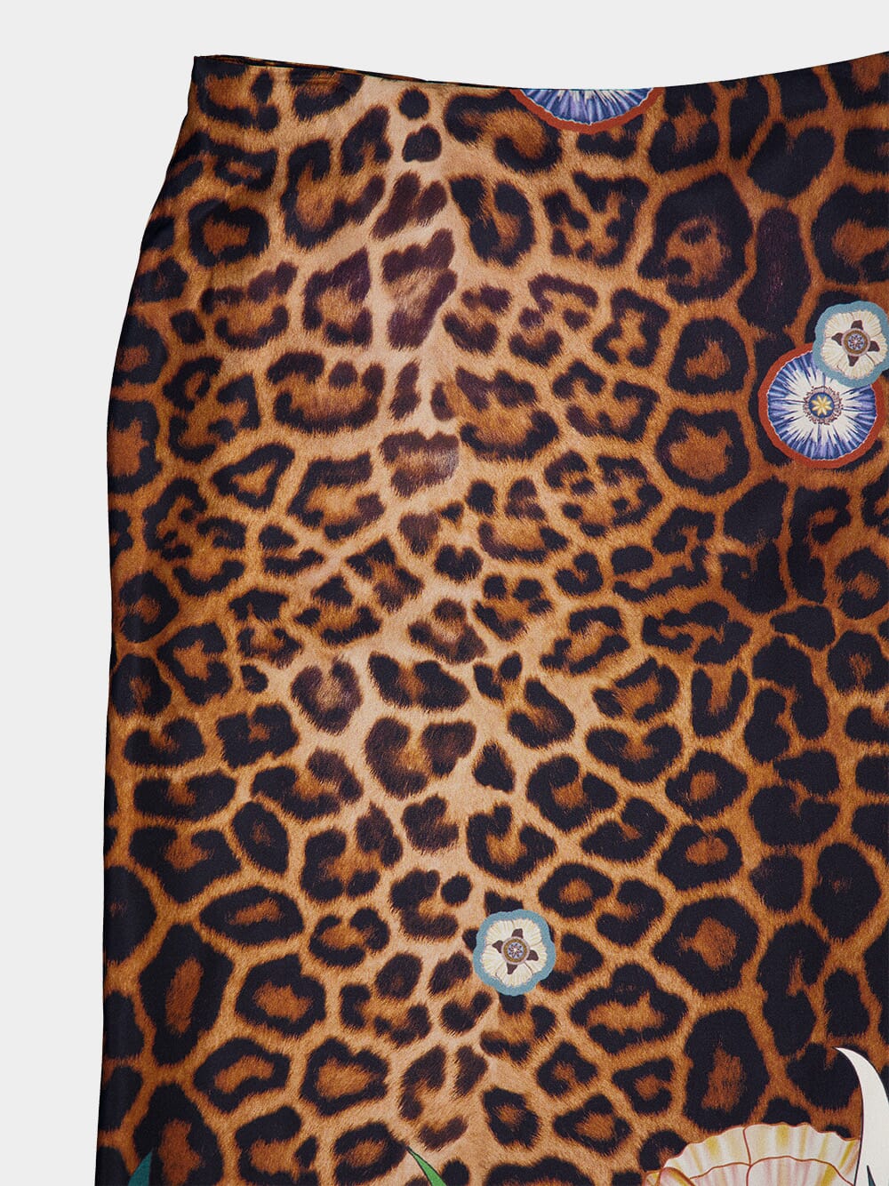 Avenca Junglito Print Silk Skirt - Image 5