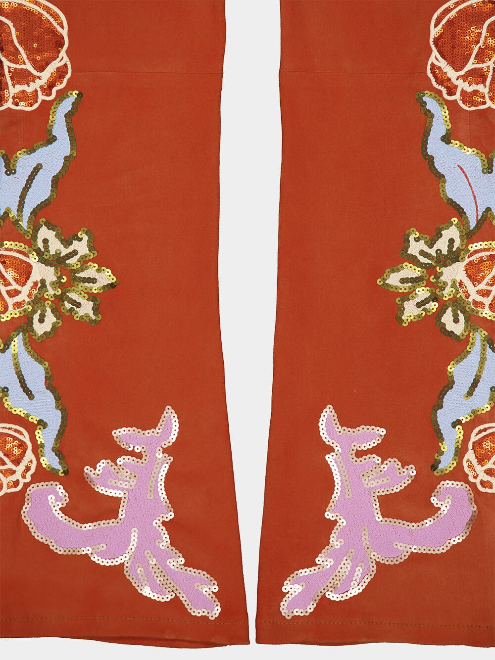 Capella Embroidered Suede Pants - Image 6