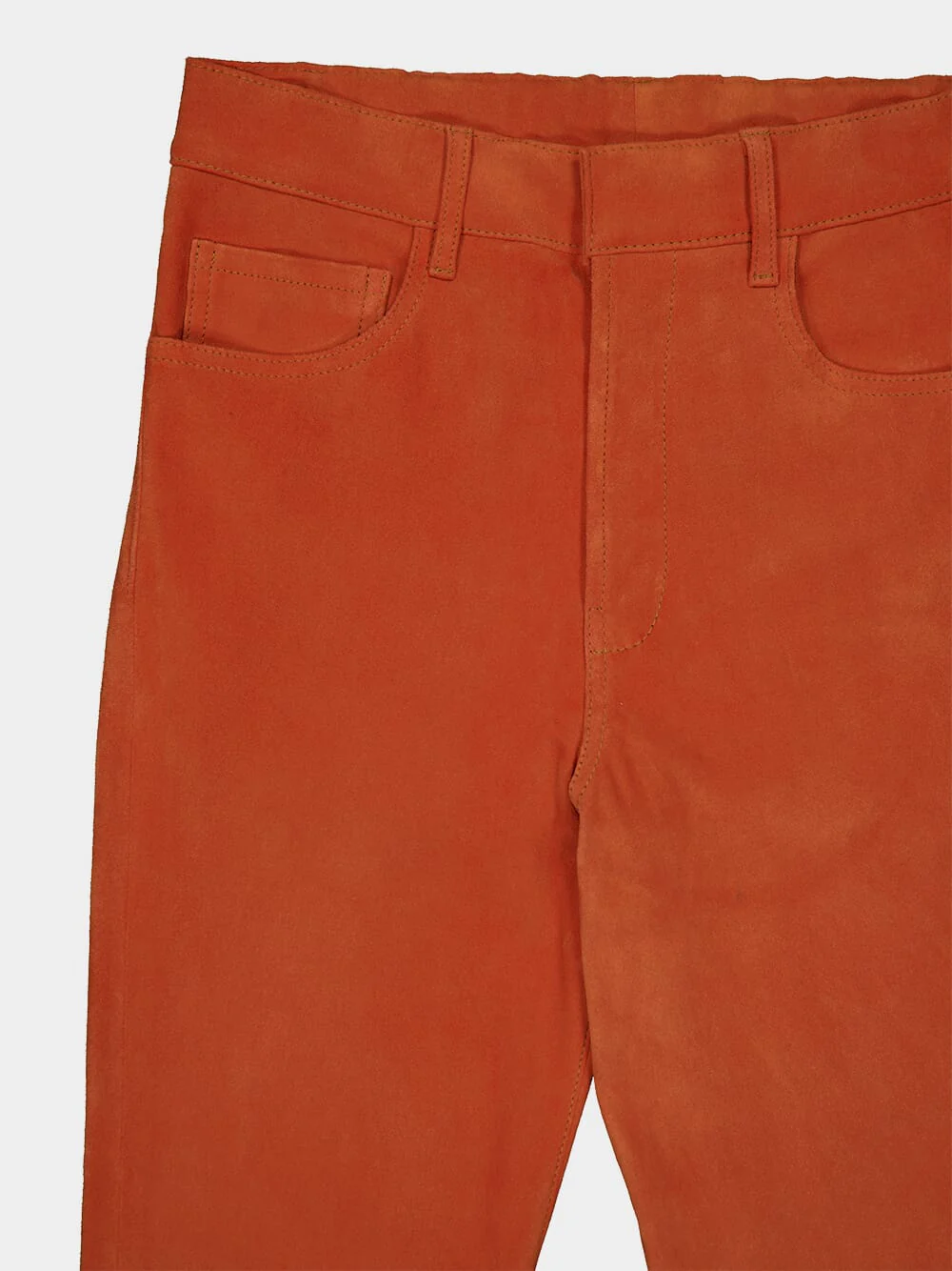 Capella Embroidered Suede Pants - Image 7