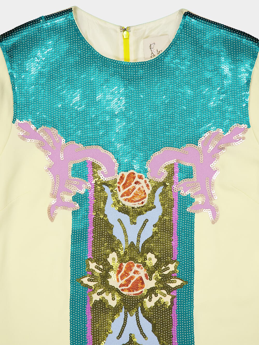 Celeste A-Line Embroidered Maxi Dress - Image 7