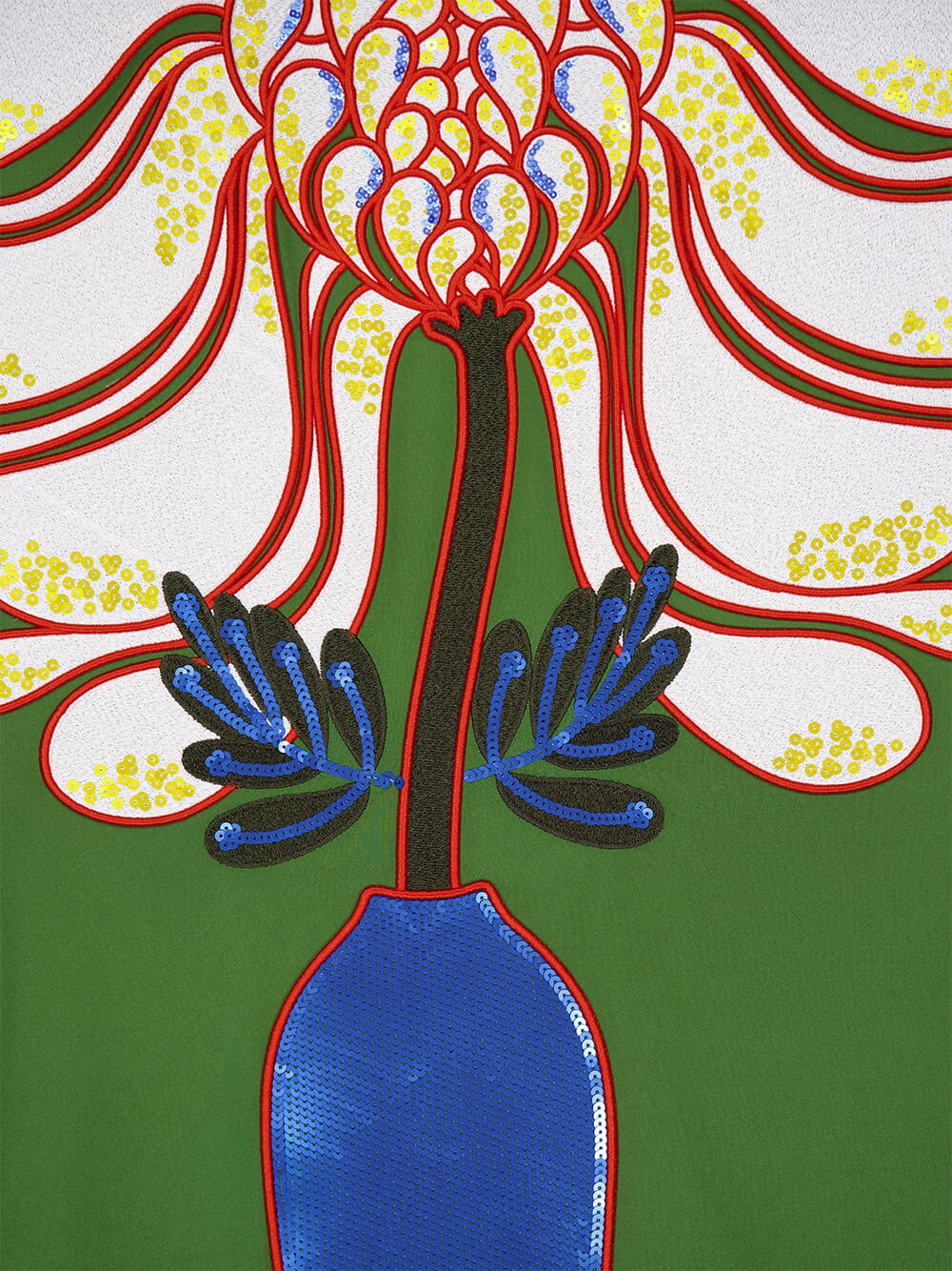 Elizabeth Flowera Embroidered Pencil Skirt - Image 6
