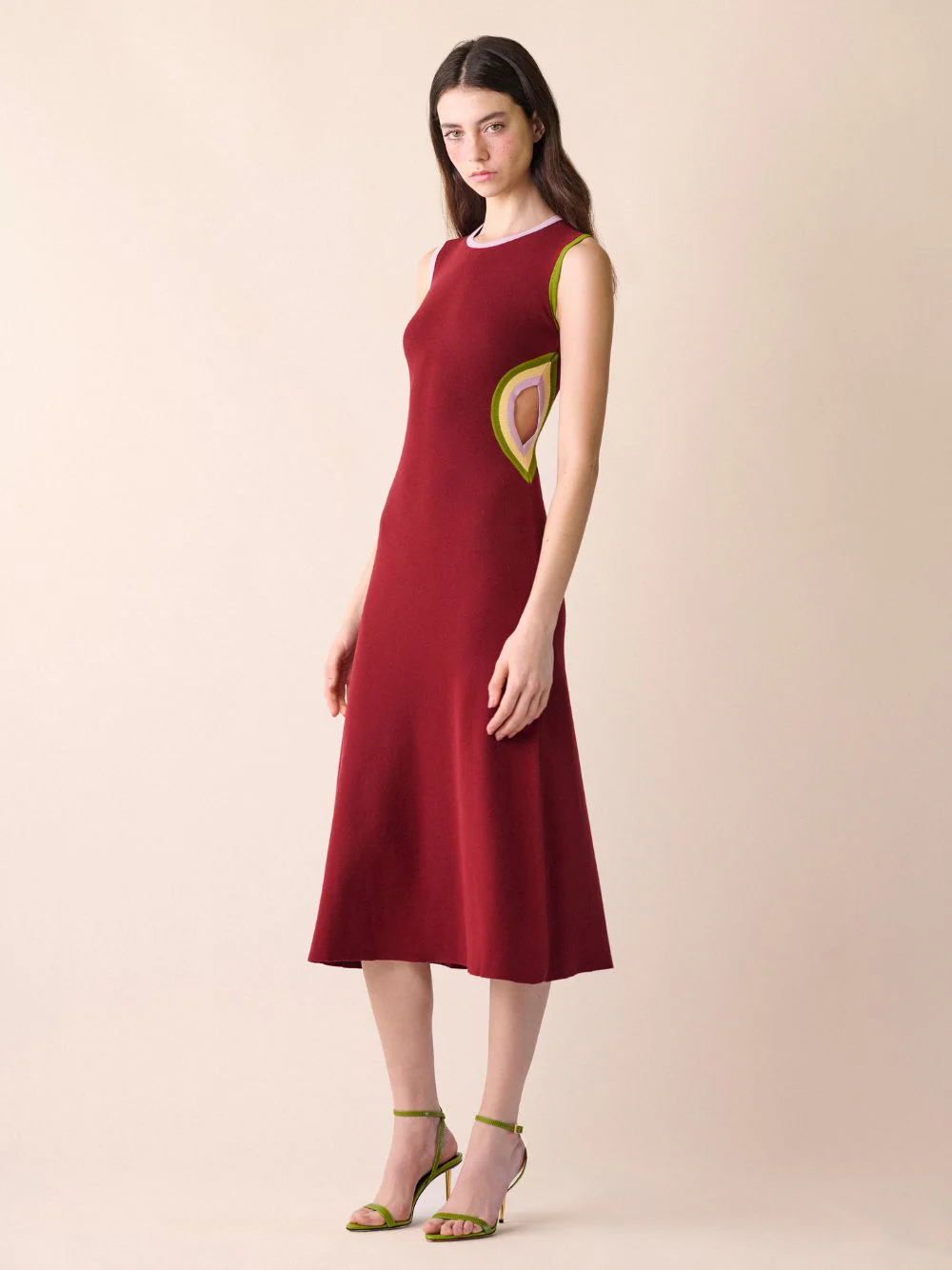Lemurian Knitted Dress With Side Openings