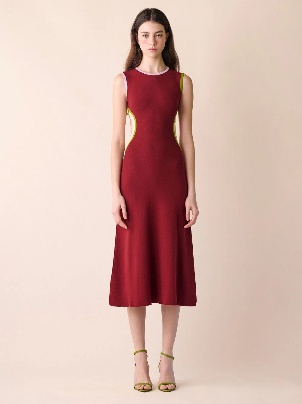 Lemurian Knitted Dress With Side Openings - Image 4