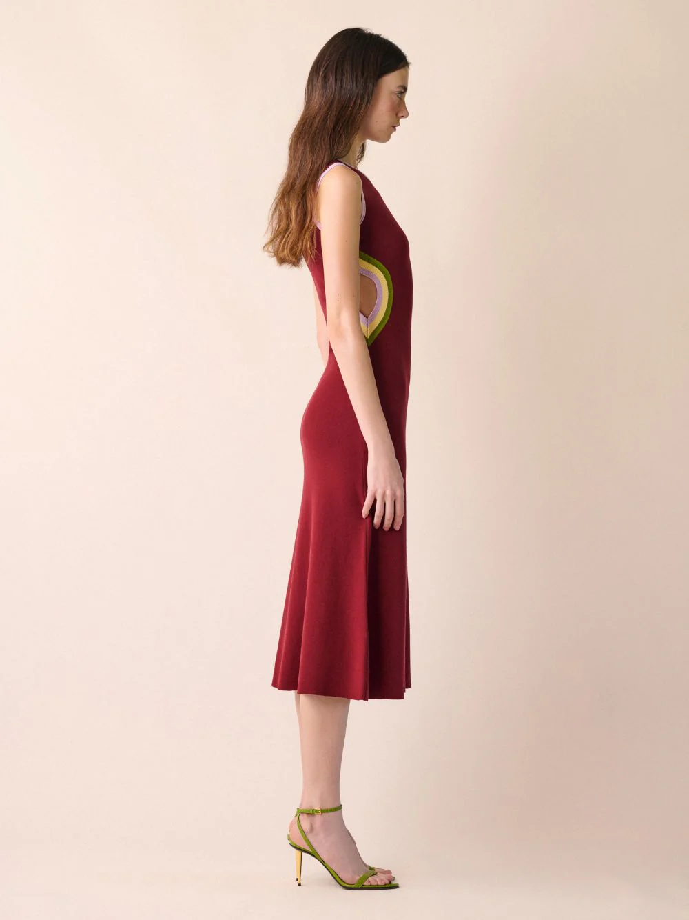Lemurian Knitted Dress With Side Openings - Image 5