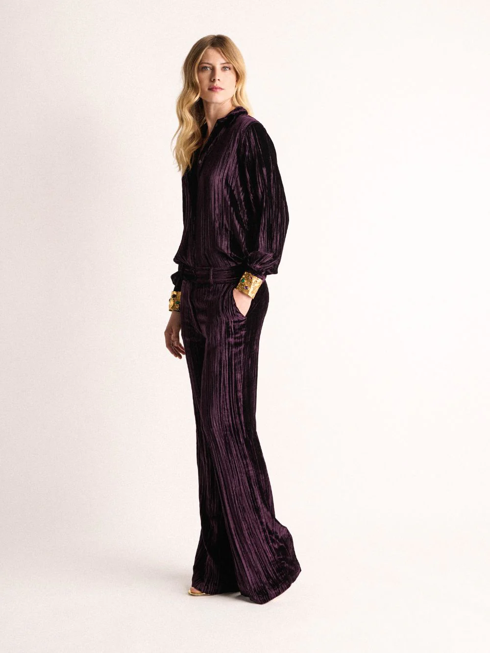 Morchella Italian Plum Pants - Image 4
