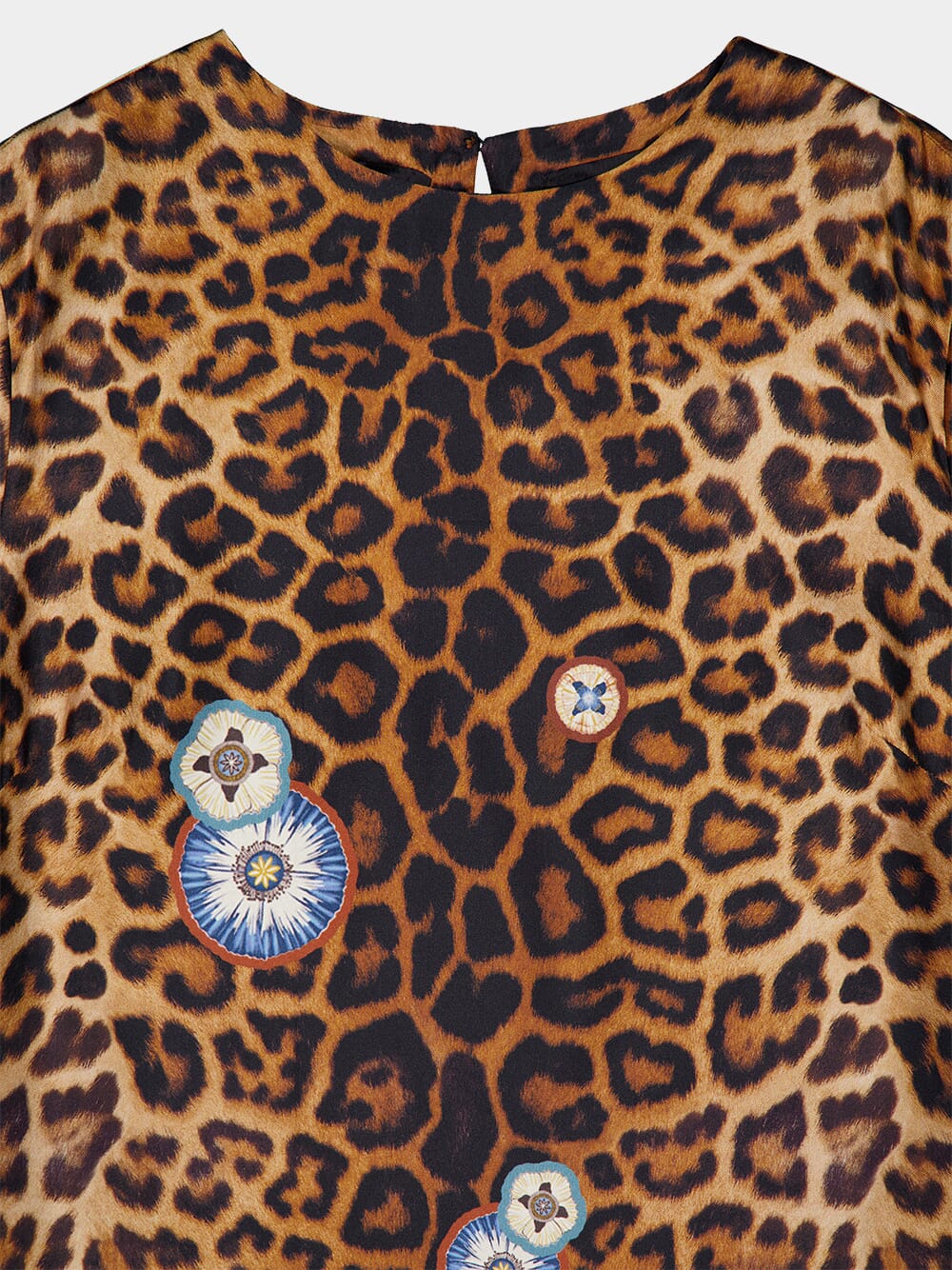 Shirley Junglito Print Silk Midi Dress - Image 6