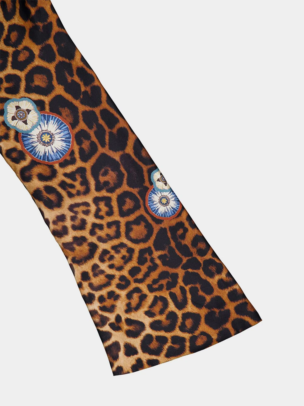 Shirley Junglito Print Silk Midi Dress - Image 8