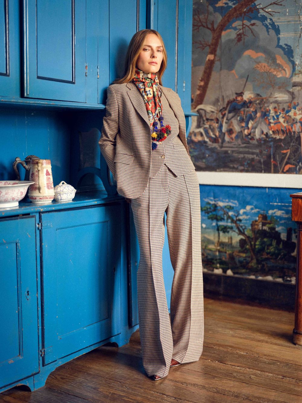 Sonia Chess Check Pants