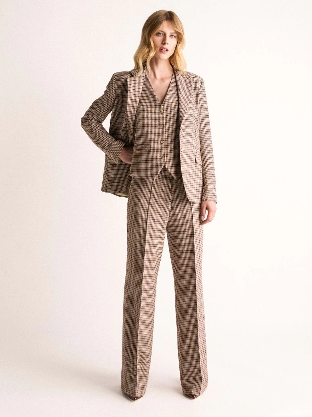 Sonia Chess Check Pants - Image 3
