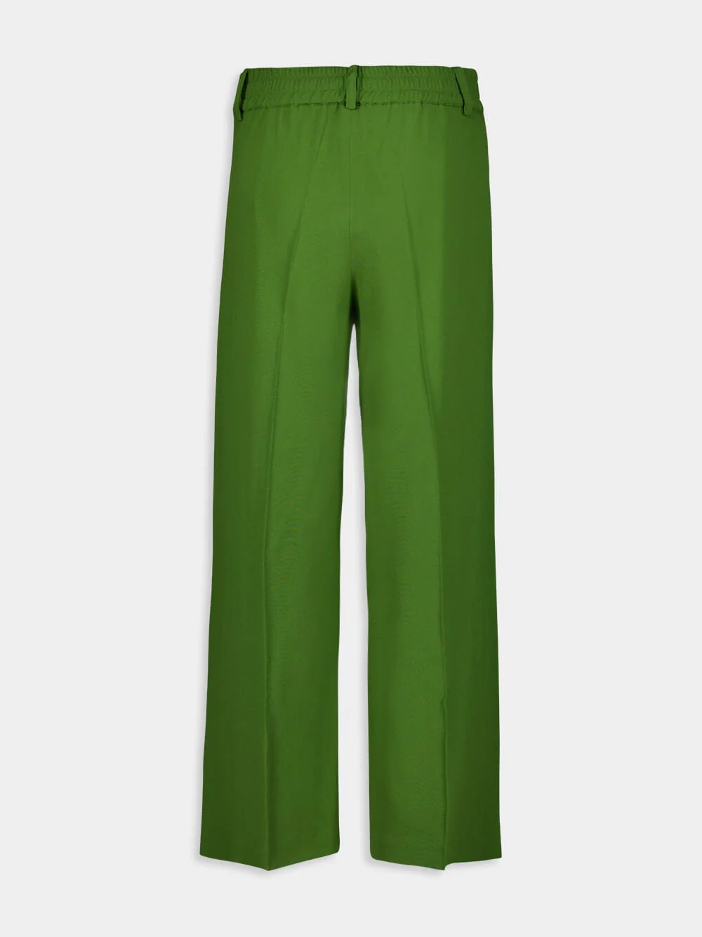 Sonia Garden Green Silk Pants - Image 3