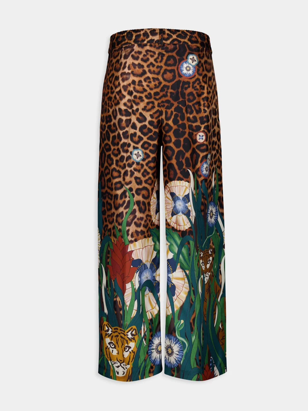 Sonia Junglito Print Silk Pants - Image 3