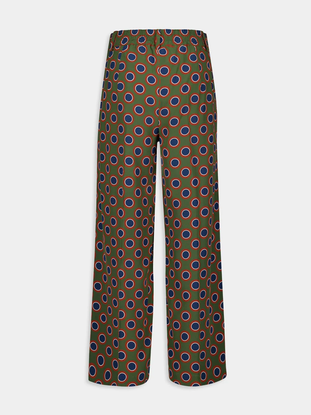 Sonia Symmetrical Eye Silk Pants - Image 4