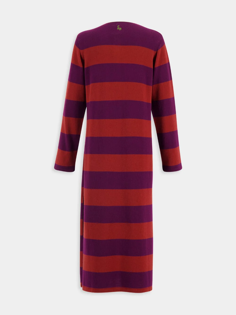Sulfur Stripped Cashmere Polo Dress - Image 3