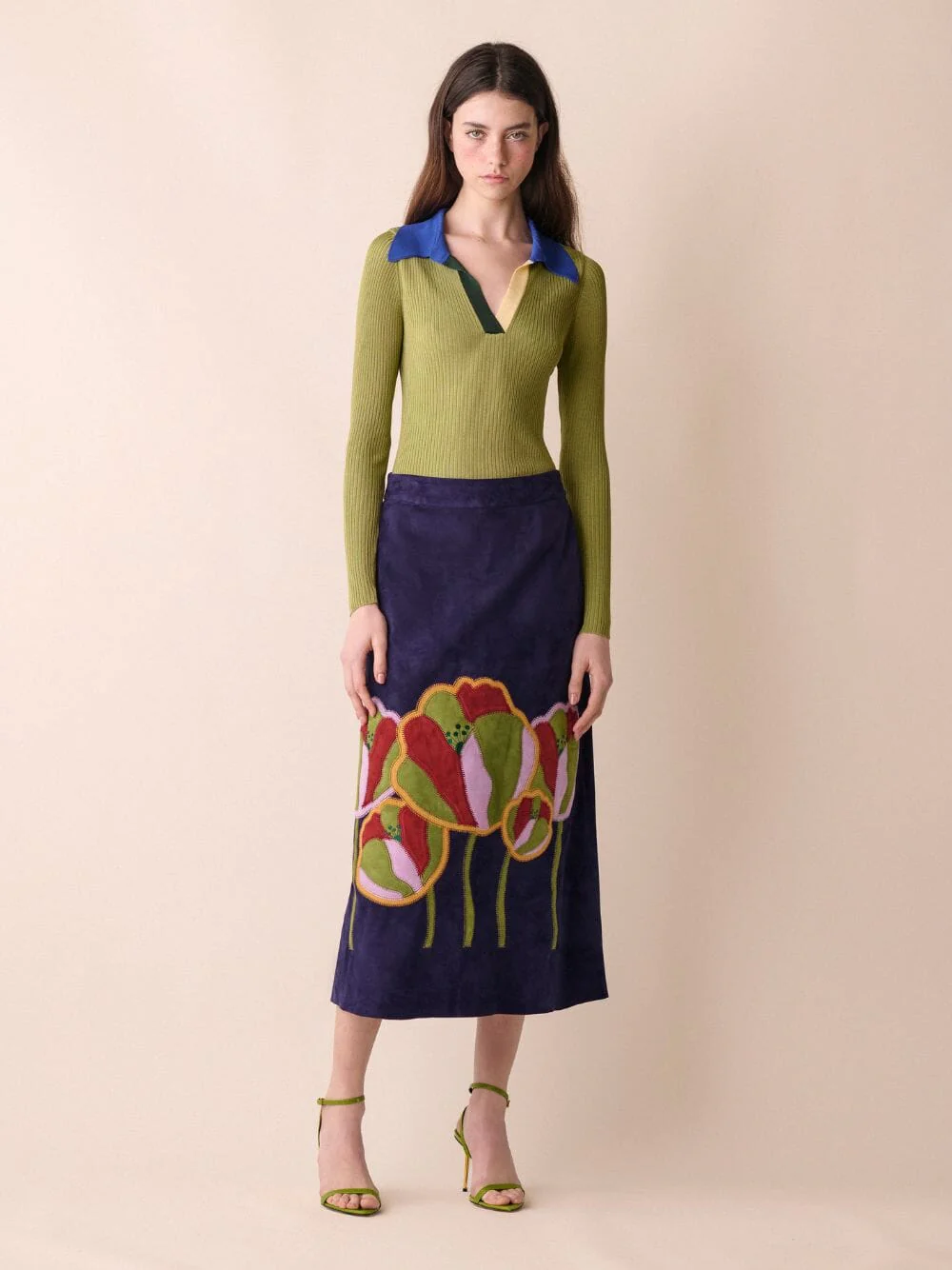 Sun Long-Sleeve Knitted Top - Image 3