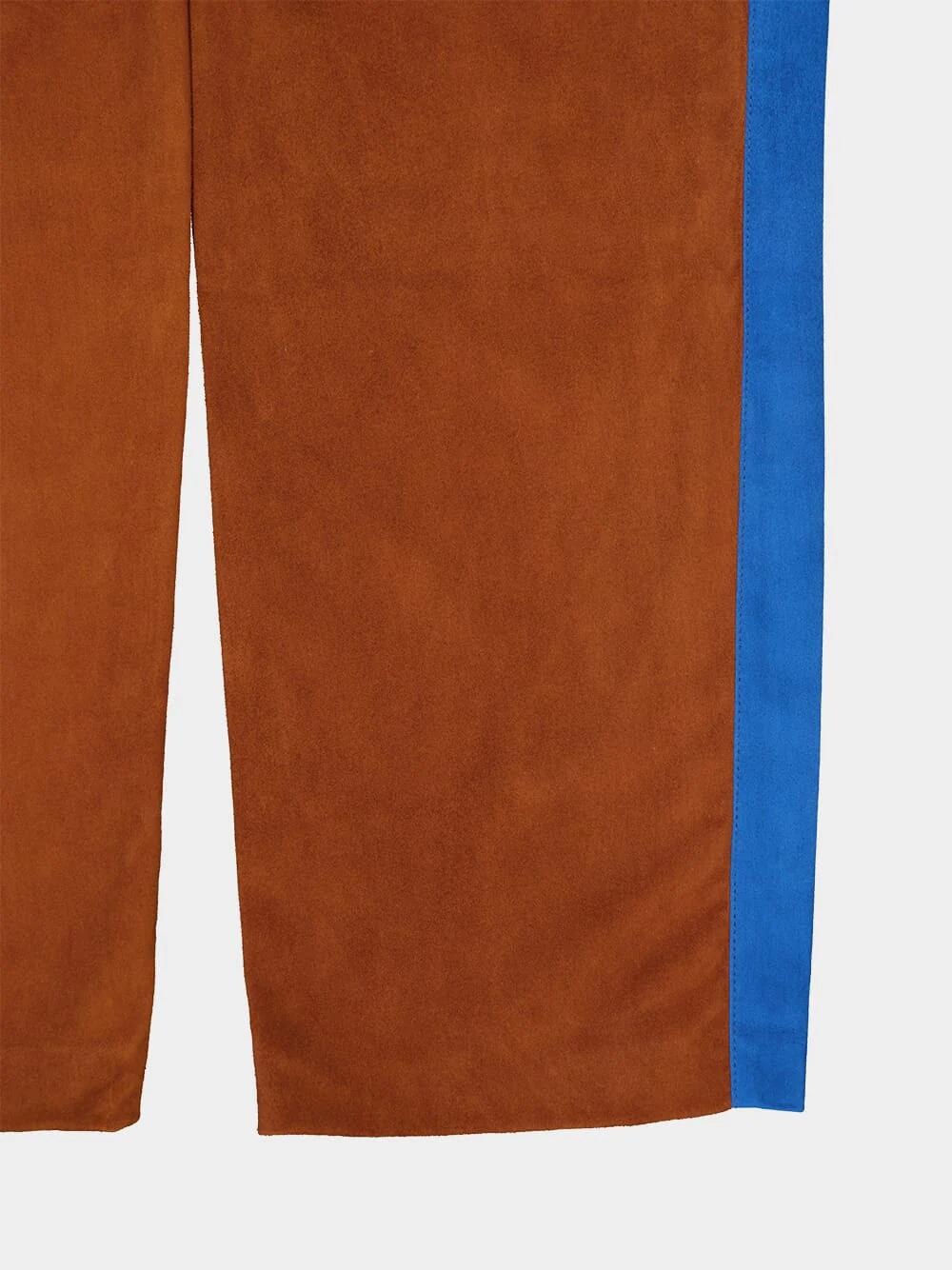 Dalila Caramel Café Suede Drawstring Pants - Image 6