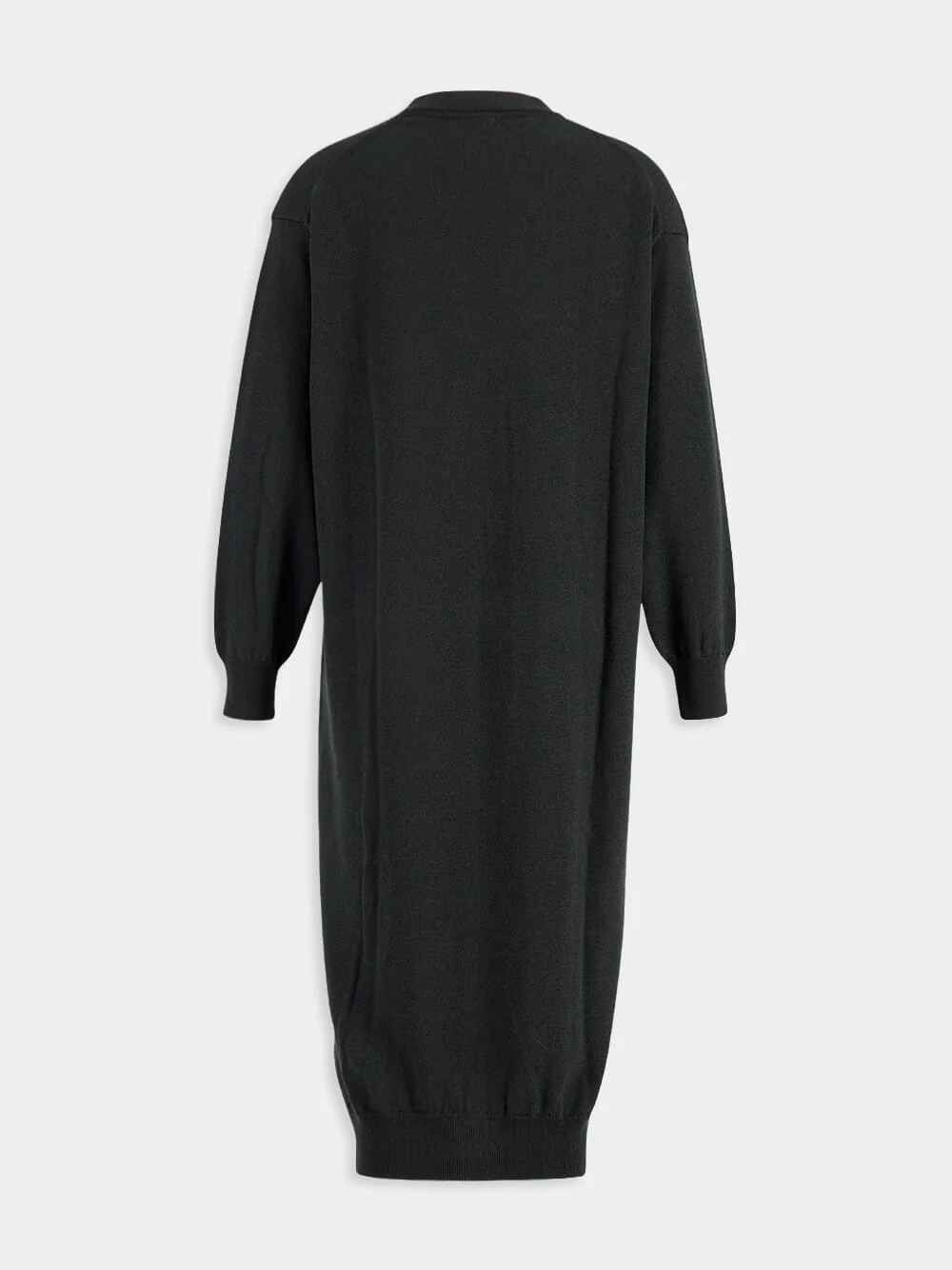 Dark Green Long Cardigan - Image 2