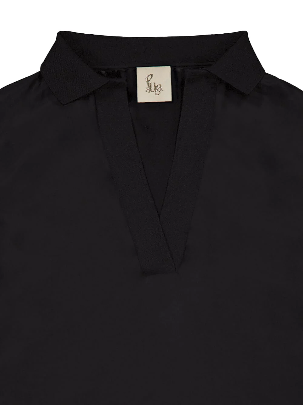 Diane Black V-Neck Long-Sleeve Top - Image 3