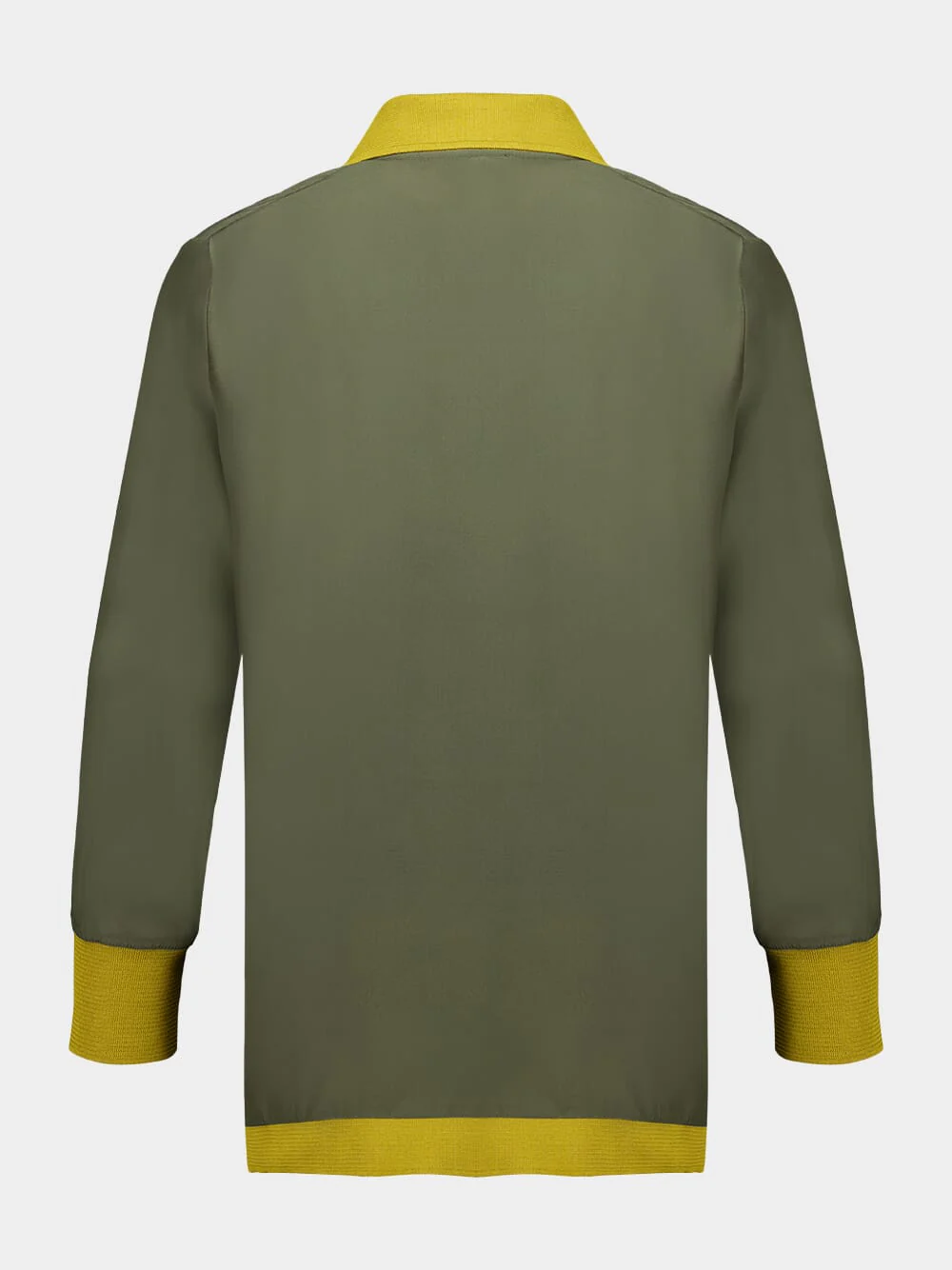 Diane Duffel Bag Silk V-Neck Long-Sleeve Top - Image 3
