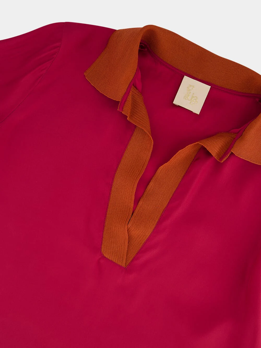 Diane Purple Potion Stick Silk V-Neck Long-Sleeve - Image 3