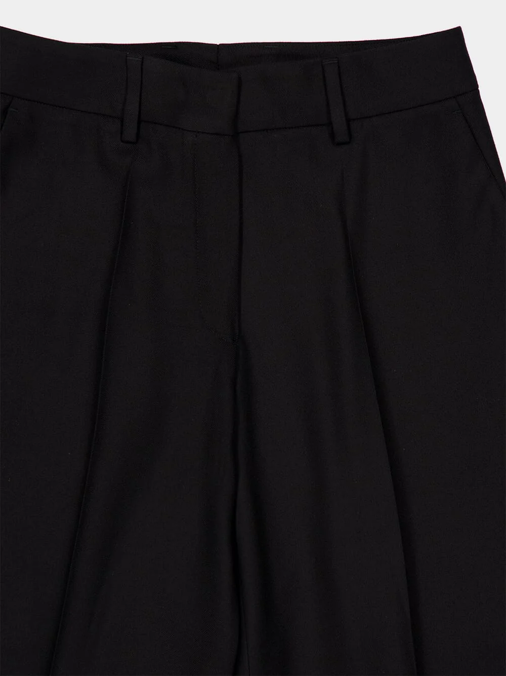 Dominique Black Wide-Leg Tailored Pants - Image 5