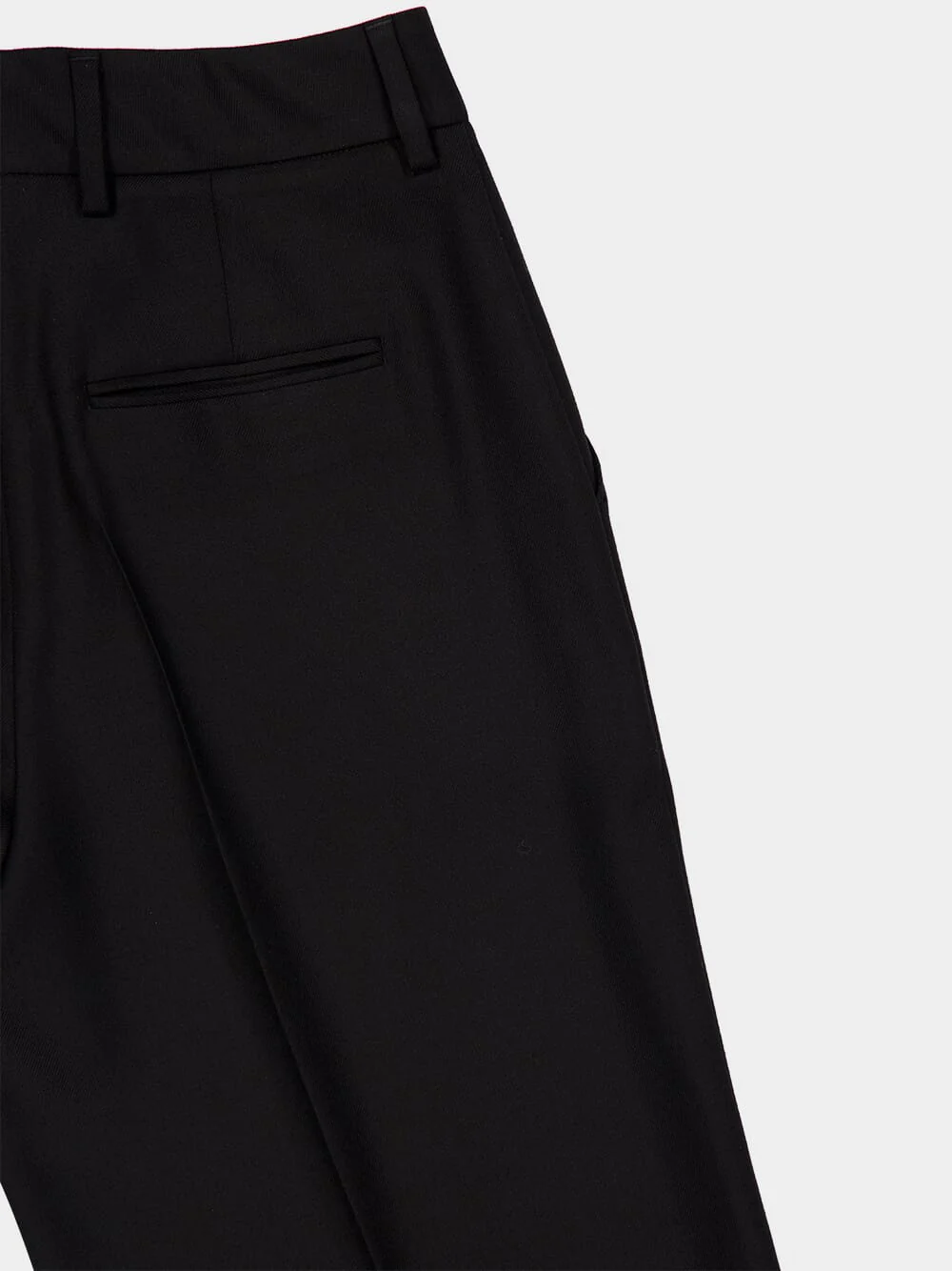 Dominique Black Wide-Leg Tailored Pants - Image 7