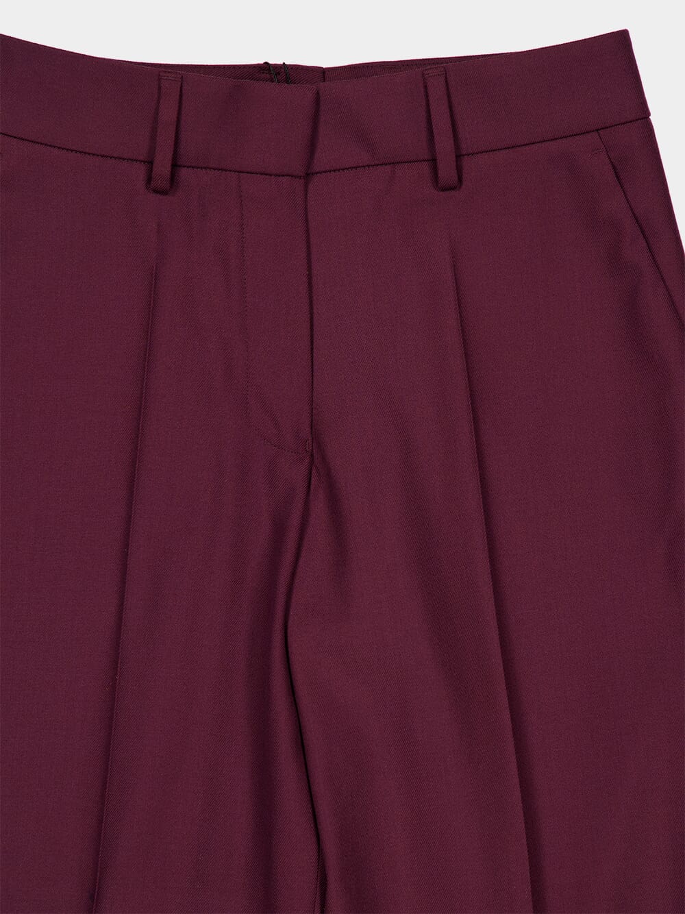Dominique Purple Wide-Leg Tailored Pants - Image 6