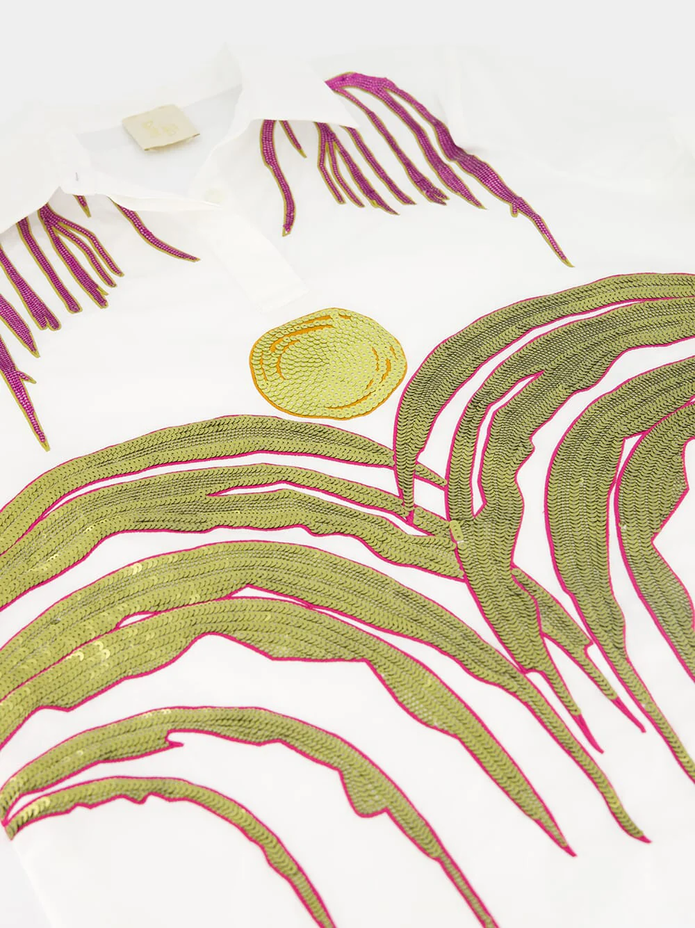 Atena Embroidered Poplin Shirt - Image 7