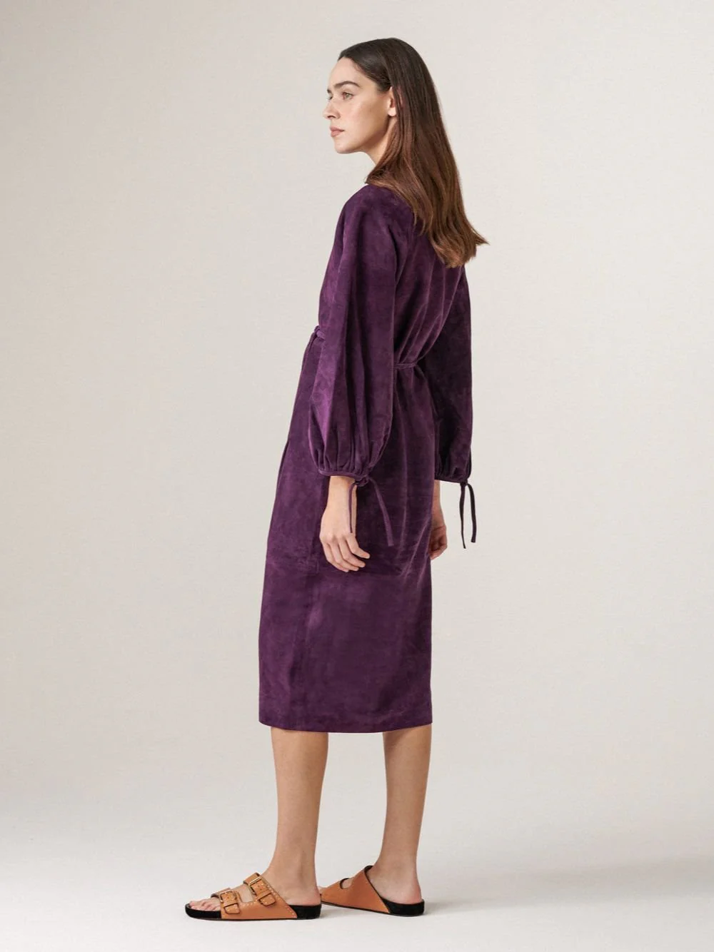 Fluorita Suede Midi Dress - Image 4