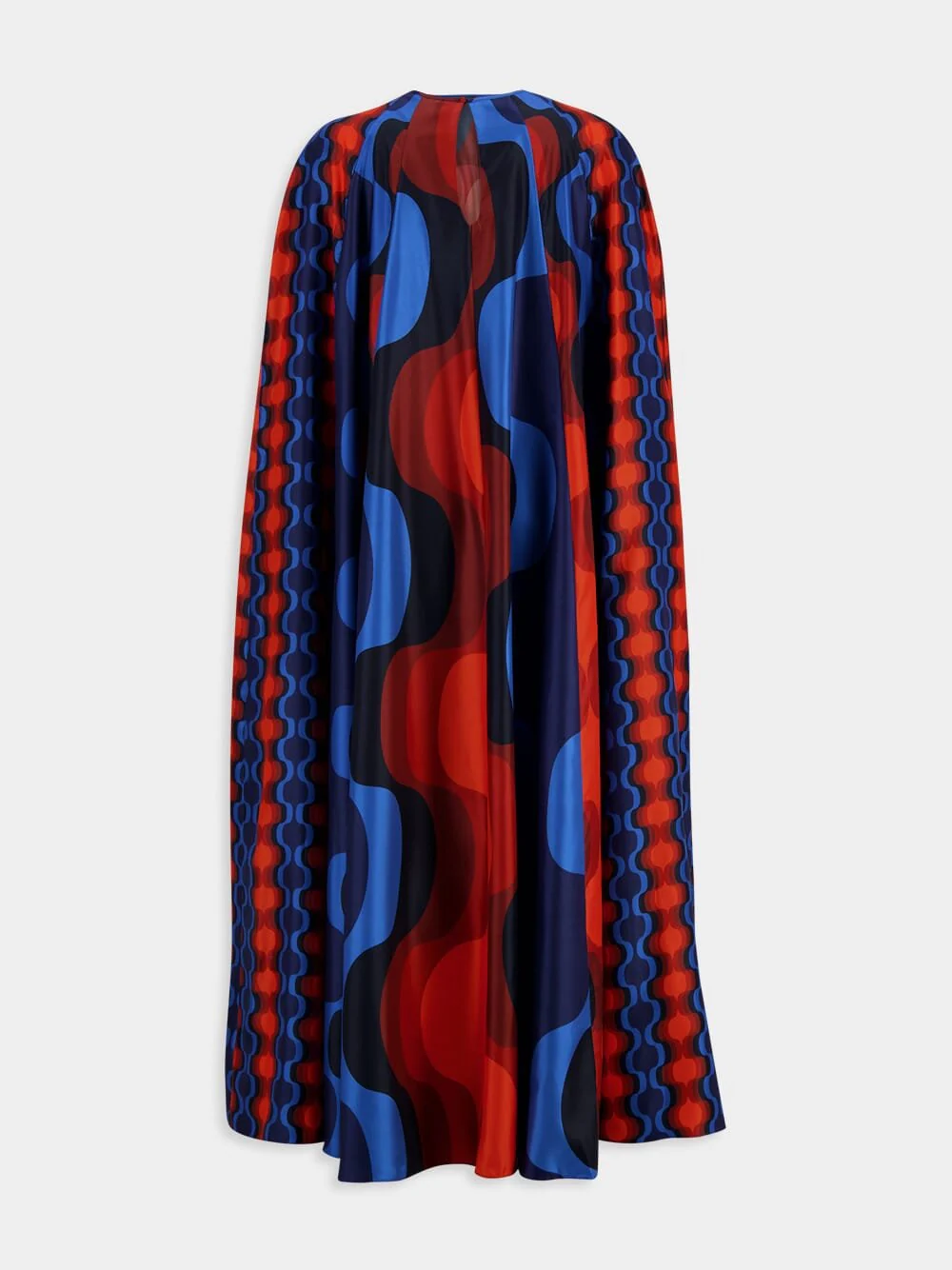 Hades Printed Silk Maxi Dress - Image 3