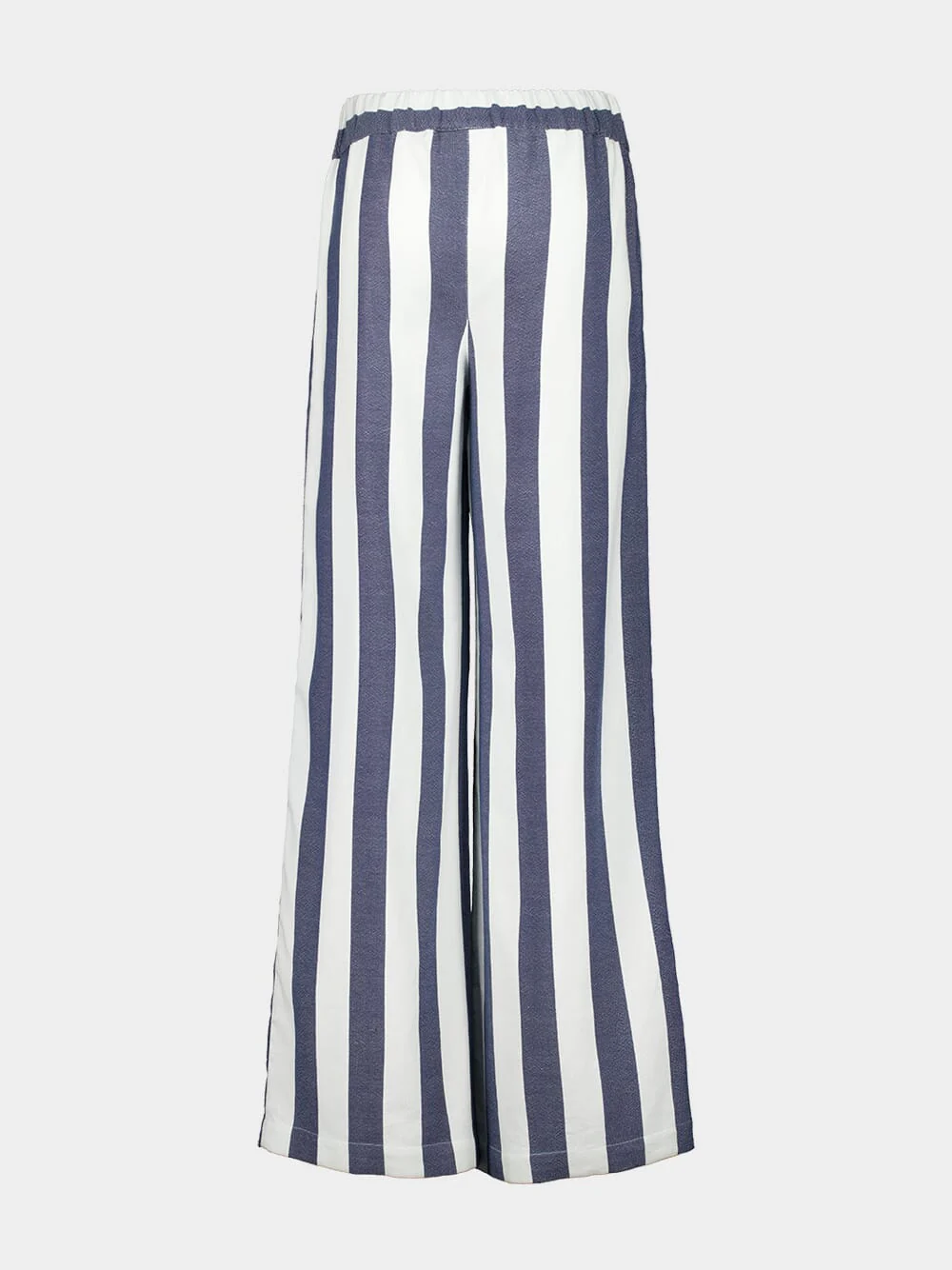 Hydrilla Navy Hand-Woven Striped Pants - Image 3
