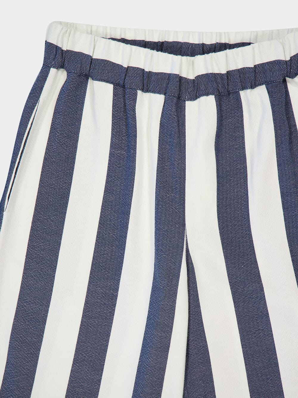 Hydrilla Navy Hand-Woven Striped Pants - Image 5