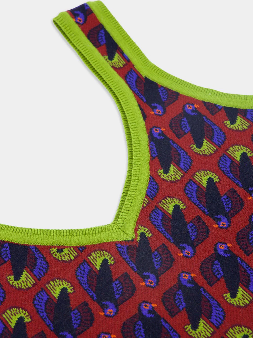 Leandra Jacquard Cropped Top - Image 3