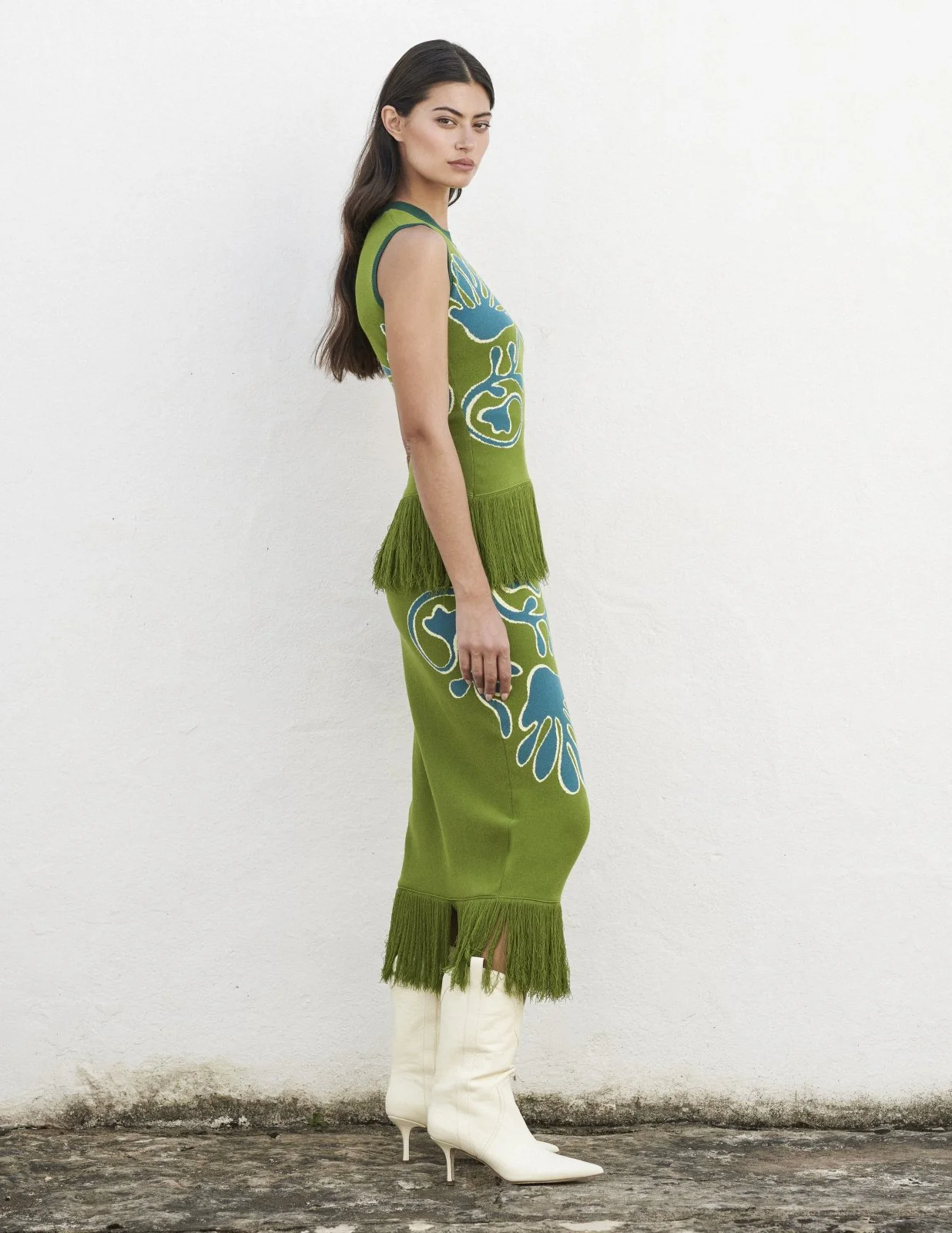 Tina Jacquard Tank Top - Image 4