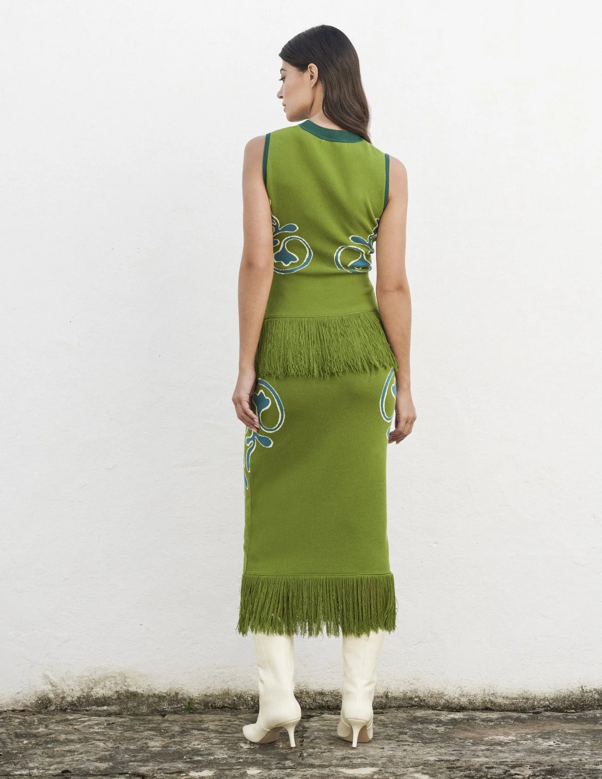 Tina Jacquard Tank Top - Image 5